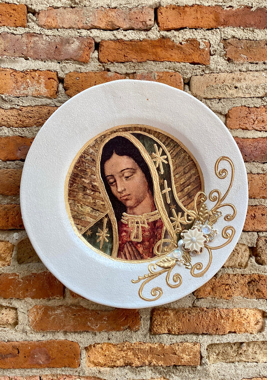 Plato Virgen de Gualdalupe
