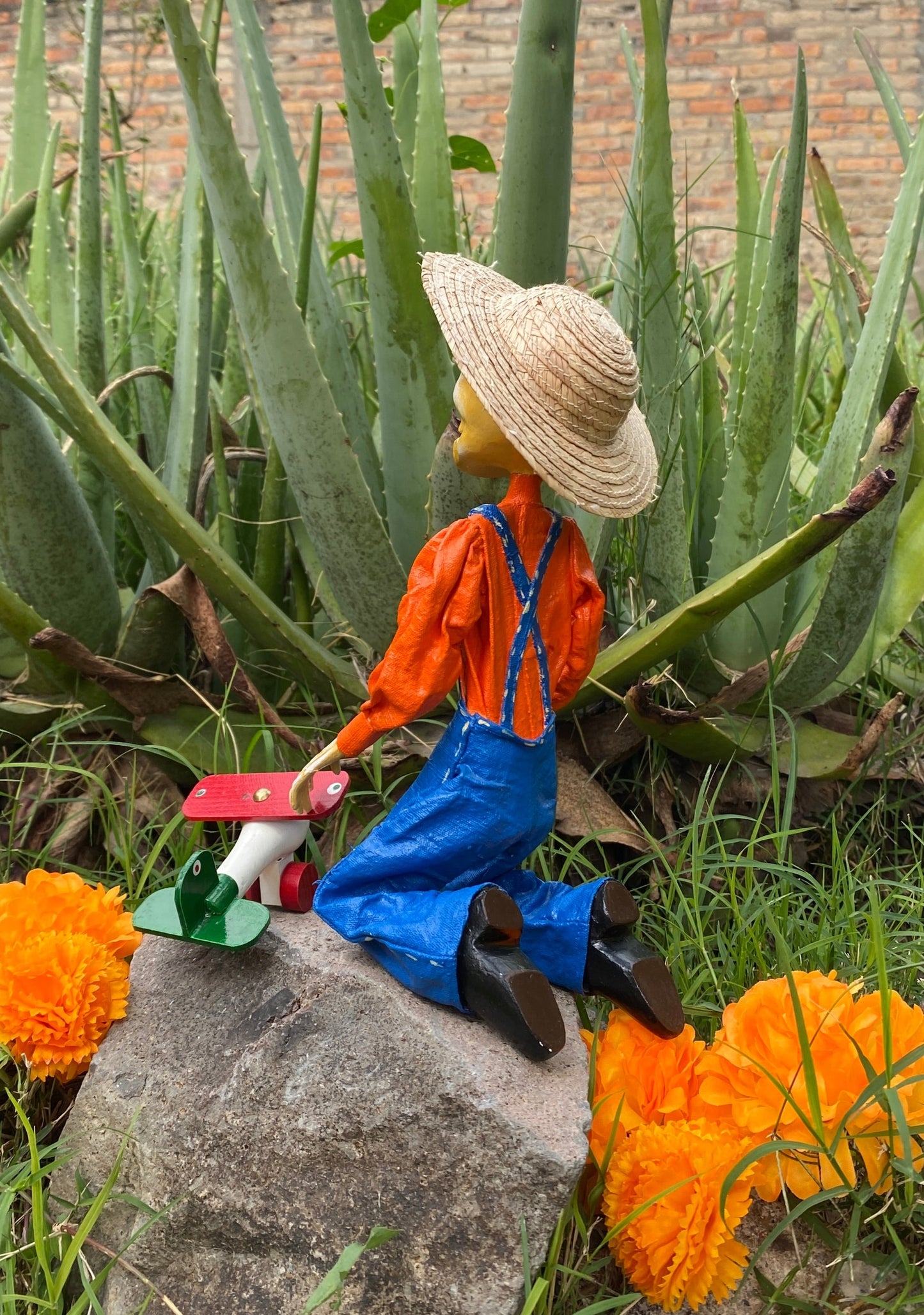 Calavera niño jugando Befina