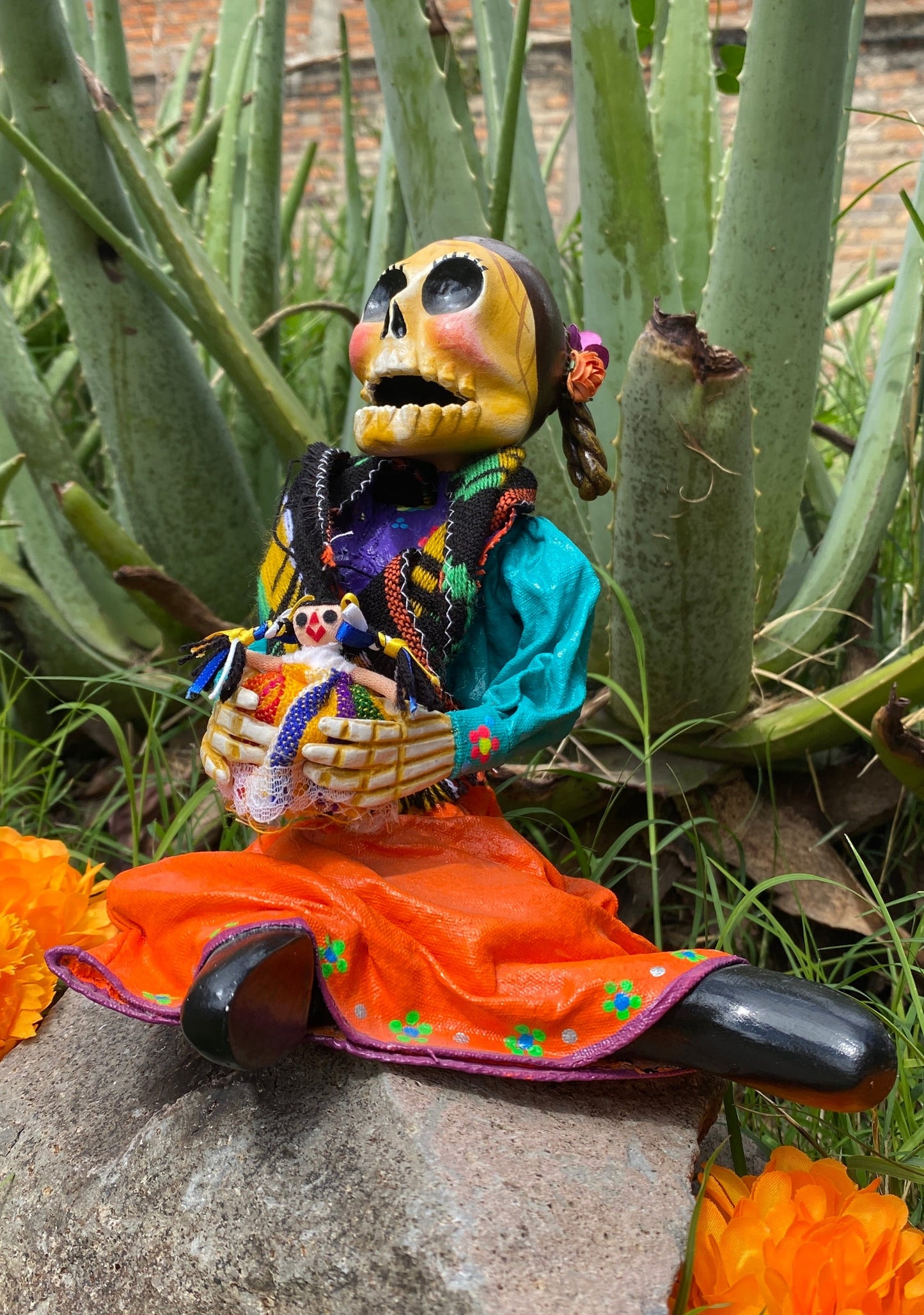 Calavera indita con muñeca Befina