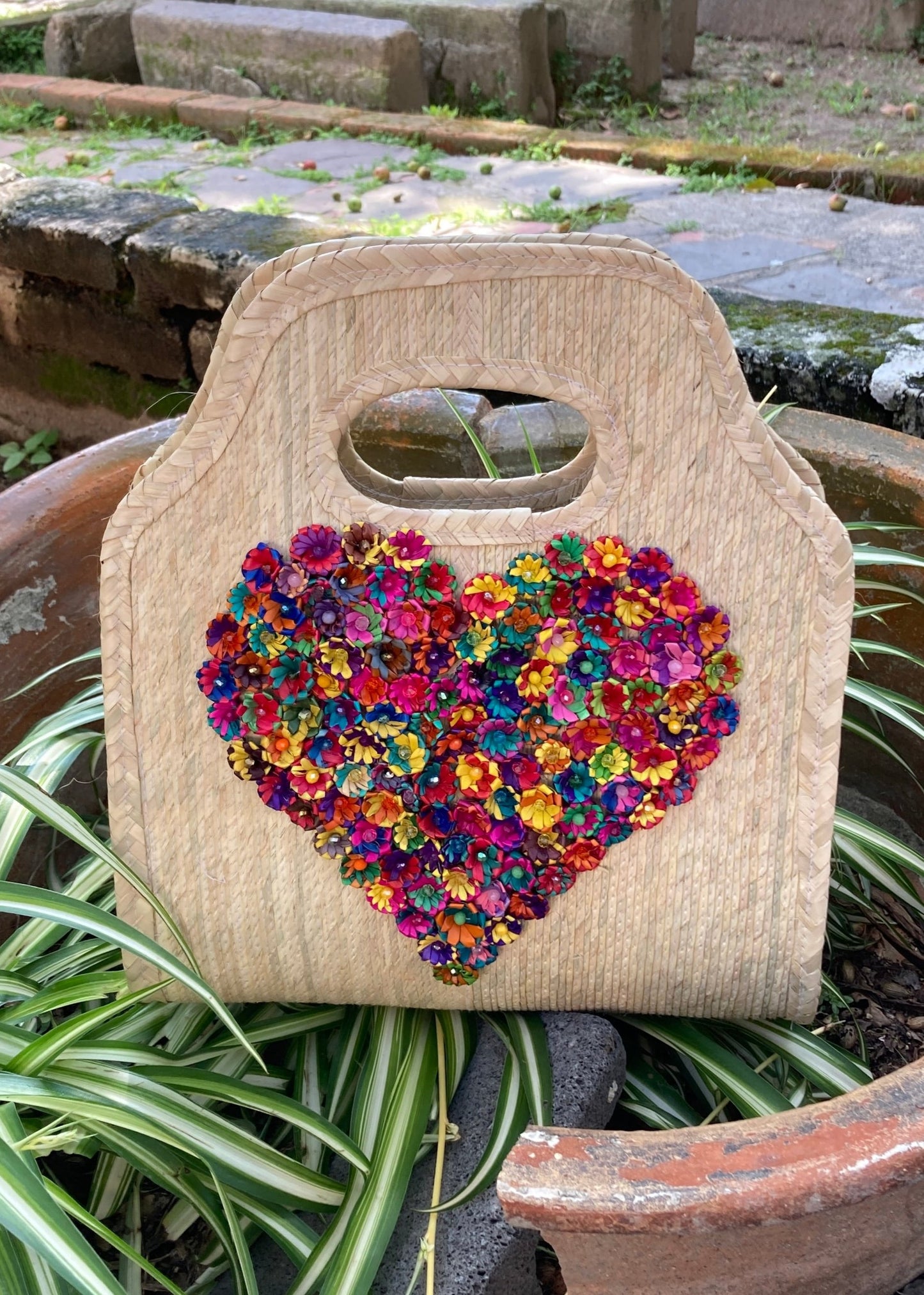 Bolsa Perú Disco Corazón -M- P.L.