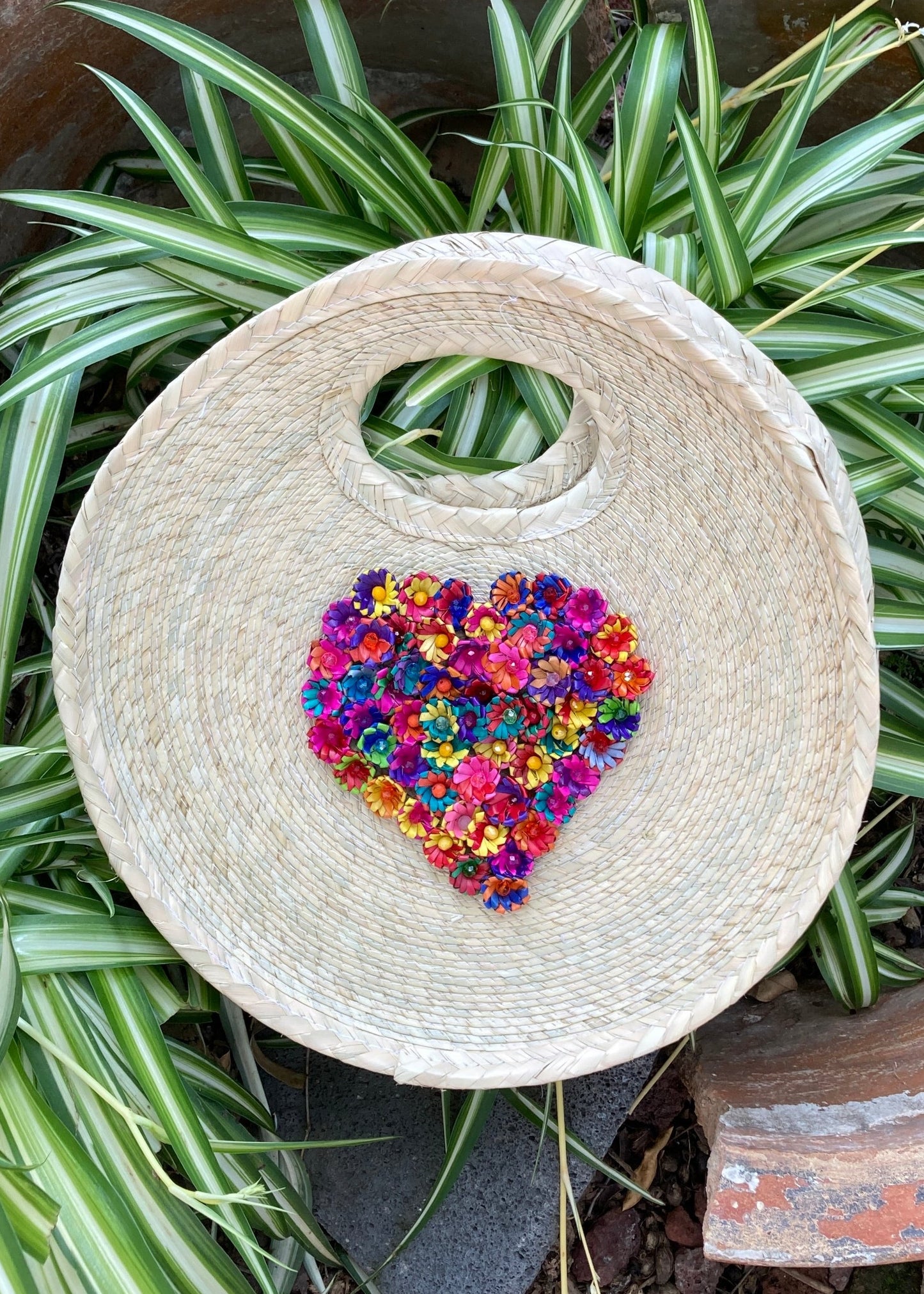 Bolsa Corazón Disco Agujero -CH- P.L.