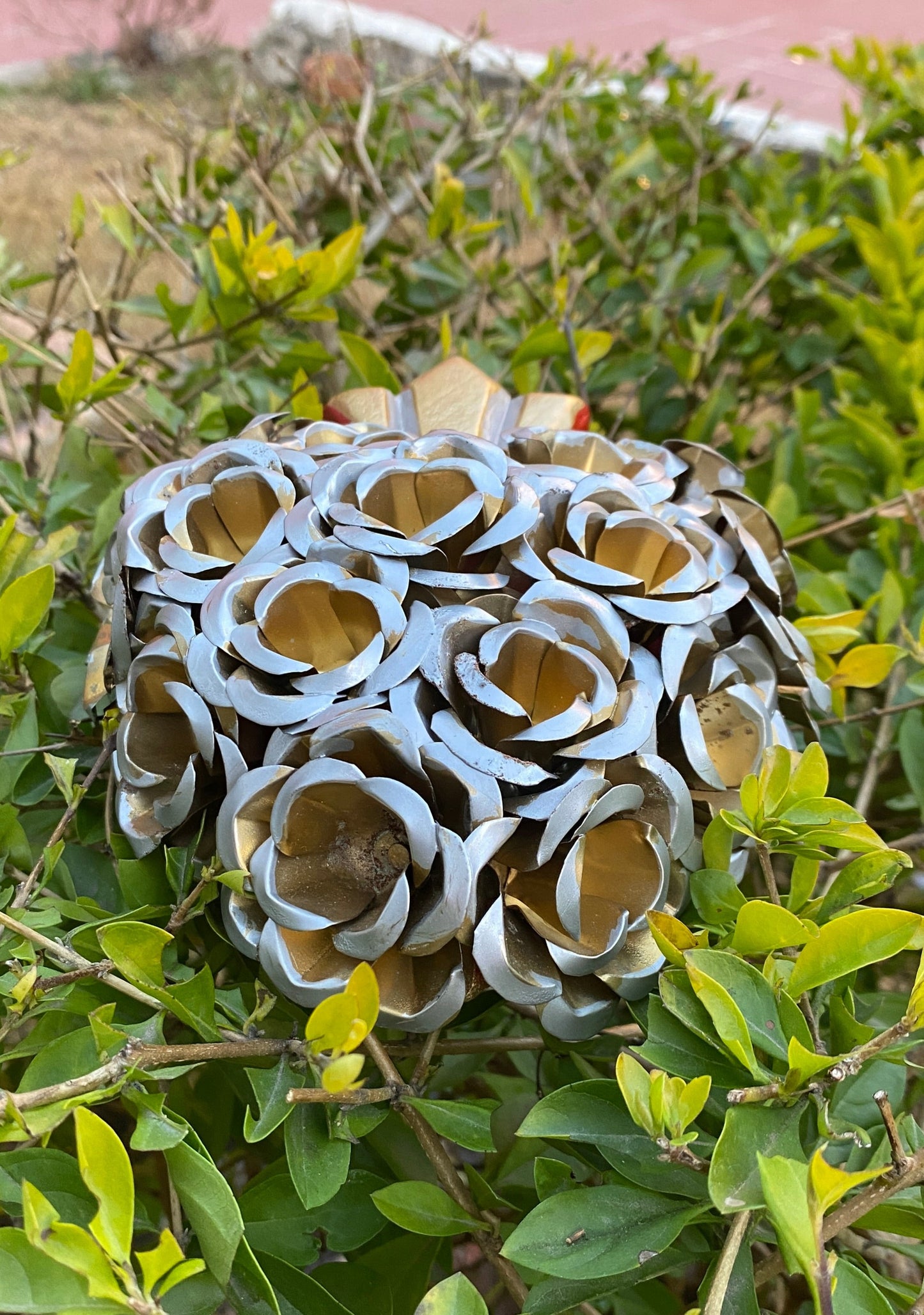 Corazón Madera con Rosas JH