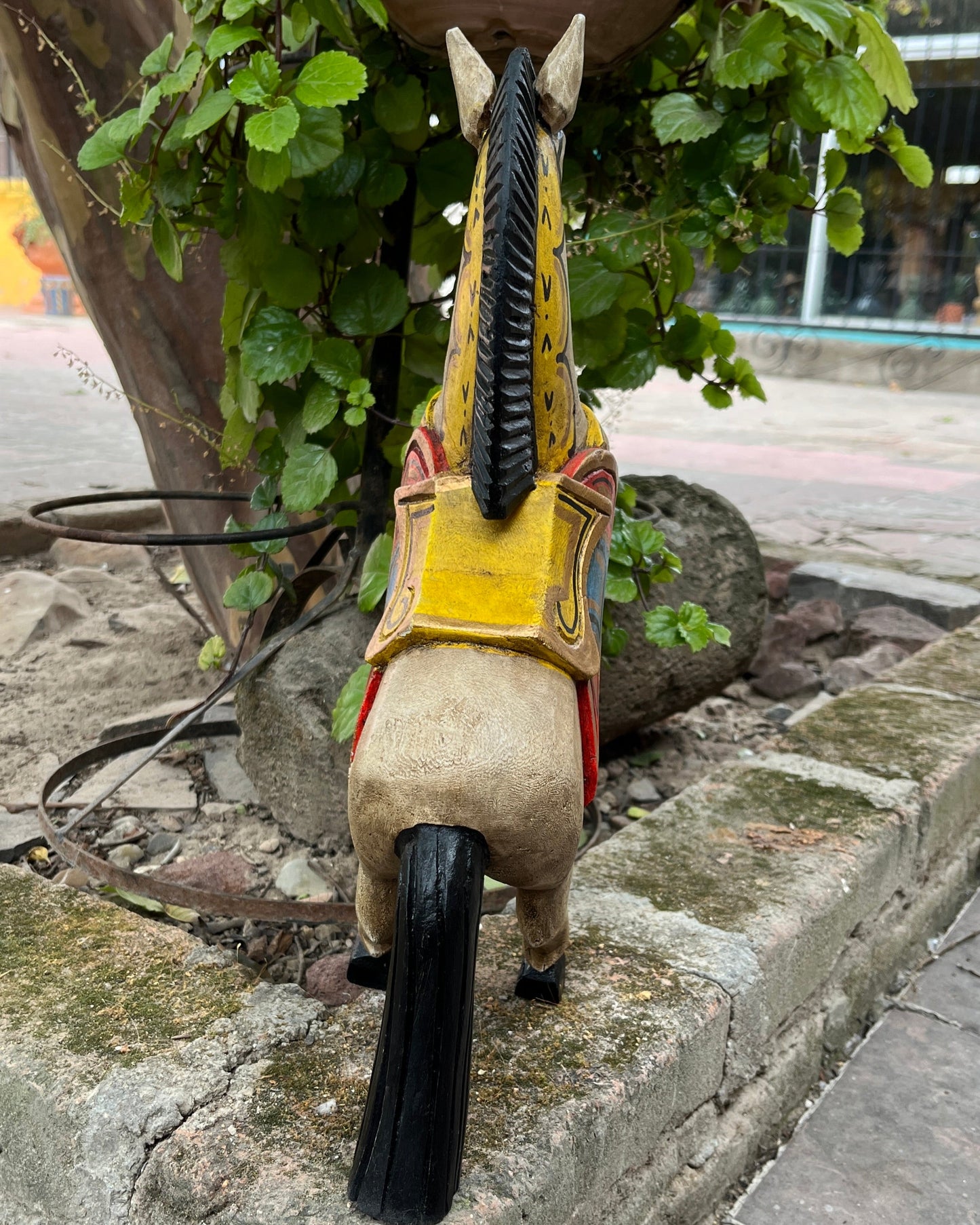 Caballo de madera 20 cm AG