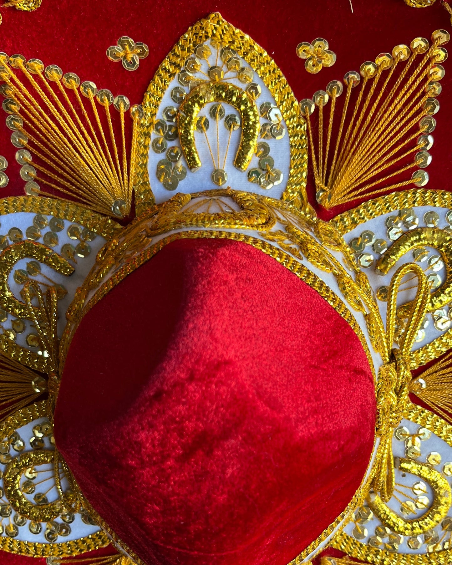 Sombrero Rojo Flor # 15