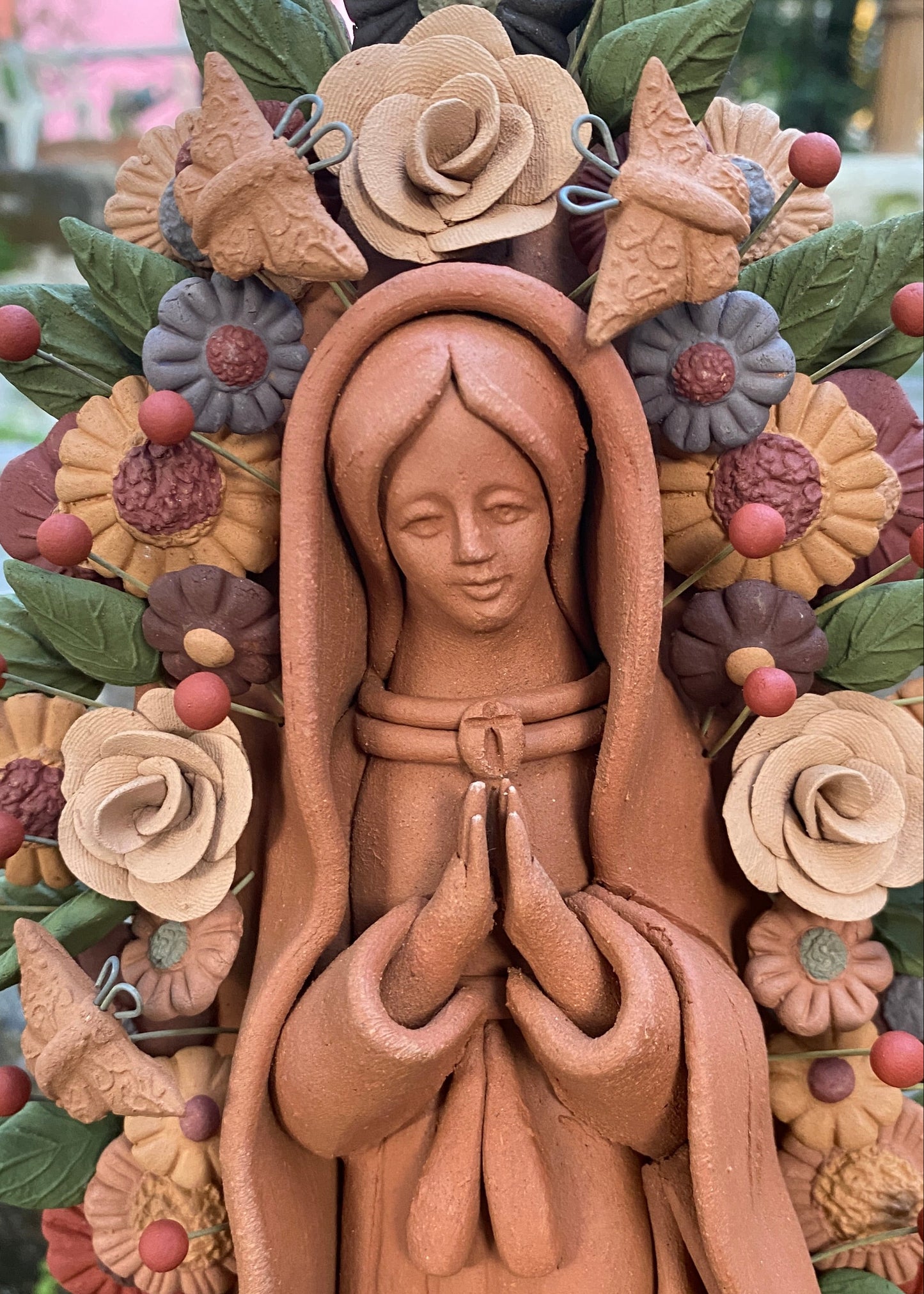 Virgen de Guadalupe 30 cm Pigmento