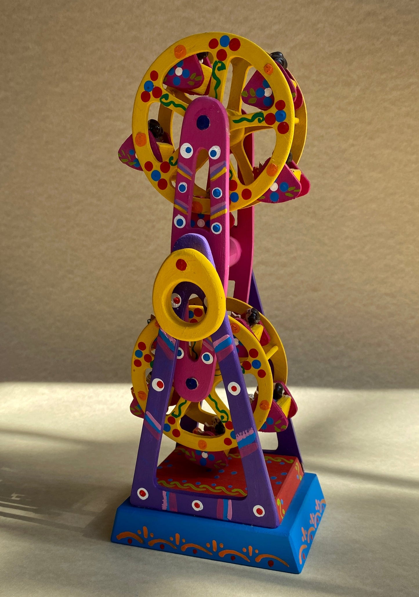 Mini rueda de la fortuna doble