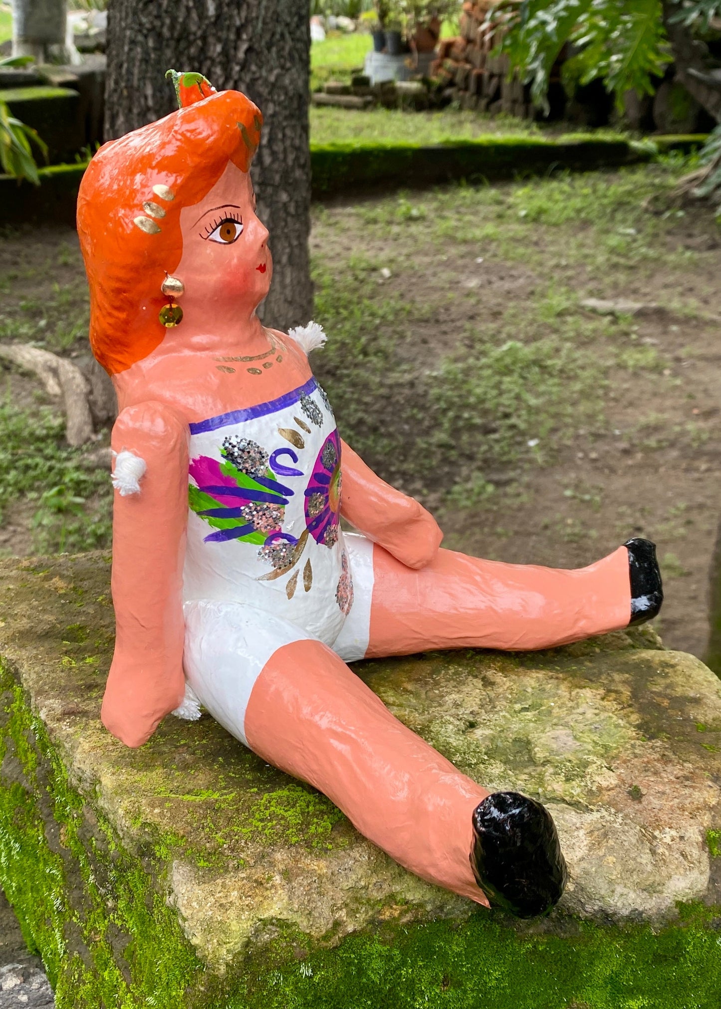 Muñeca de Cartón #3 Blanca