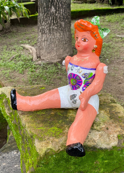Muñeca de Cartón #3 Blanca