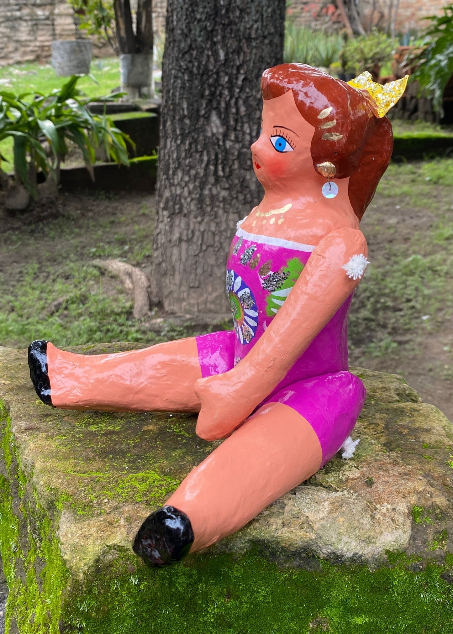 Muñeca de Cartón #3 Rosa
