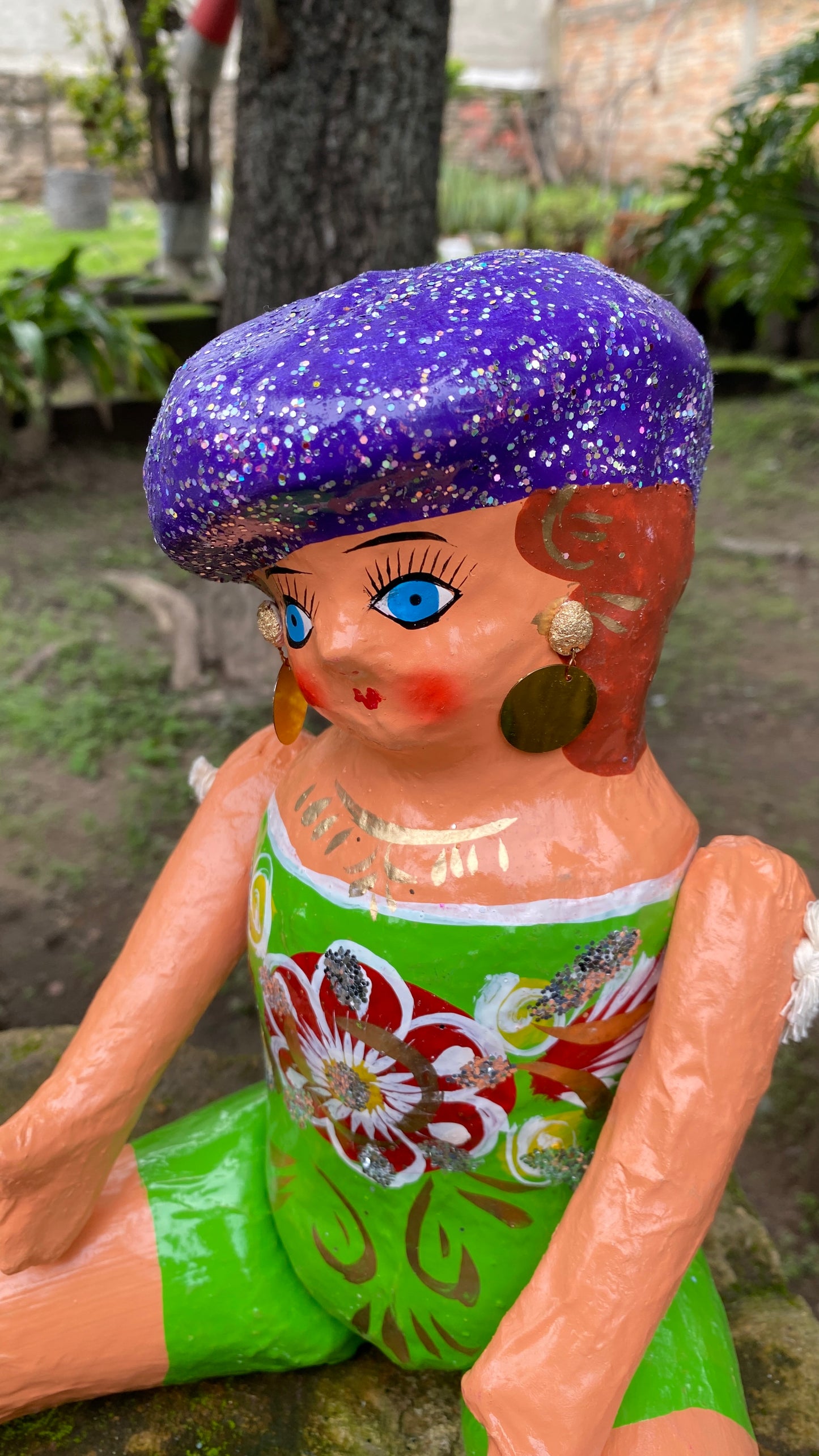 Muñeca de Cartón #4 Verde