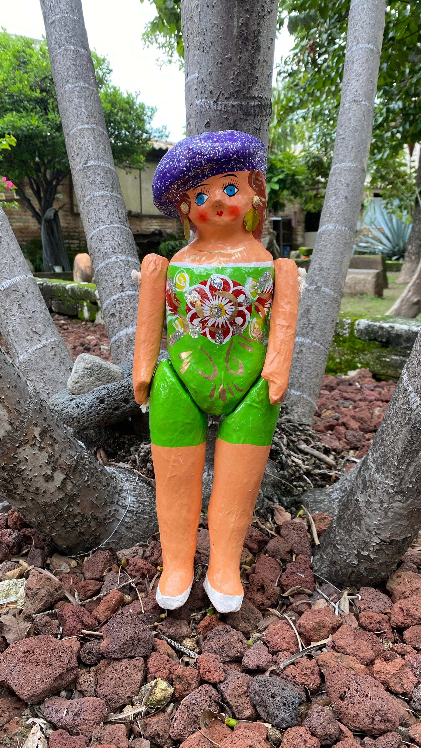 Muñeca de Cartón #4 Verde