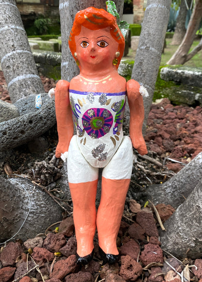 Muñeca de Cartón #3 Blanca