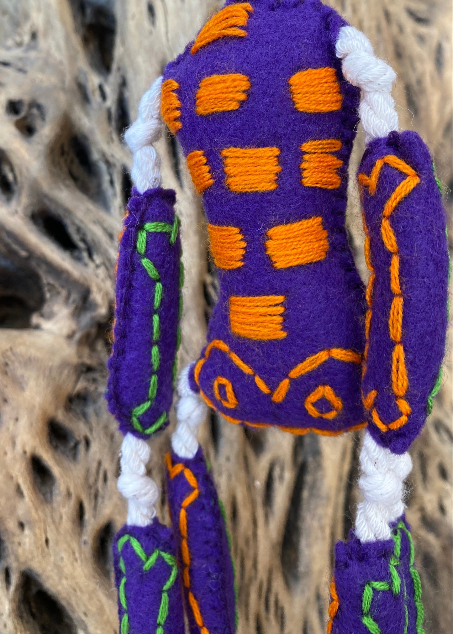 Esqueleto de Lana Morado