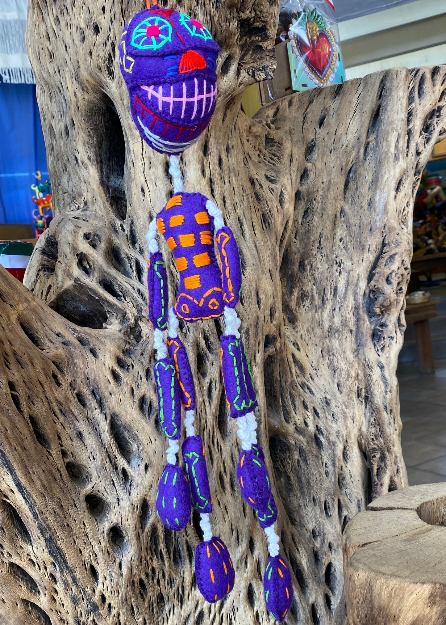 Esqueleto de Lana Morado