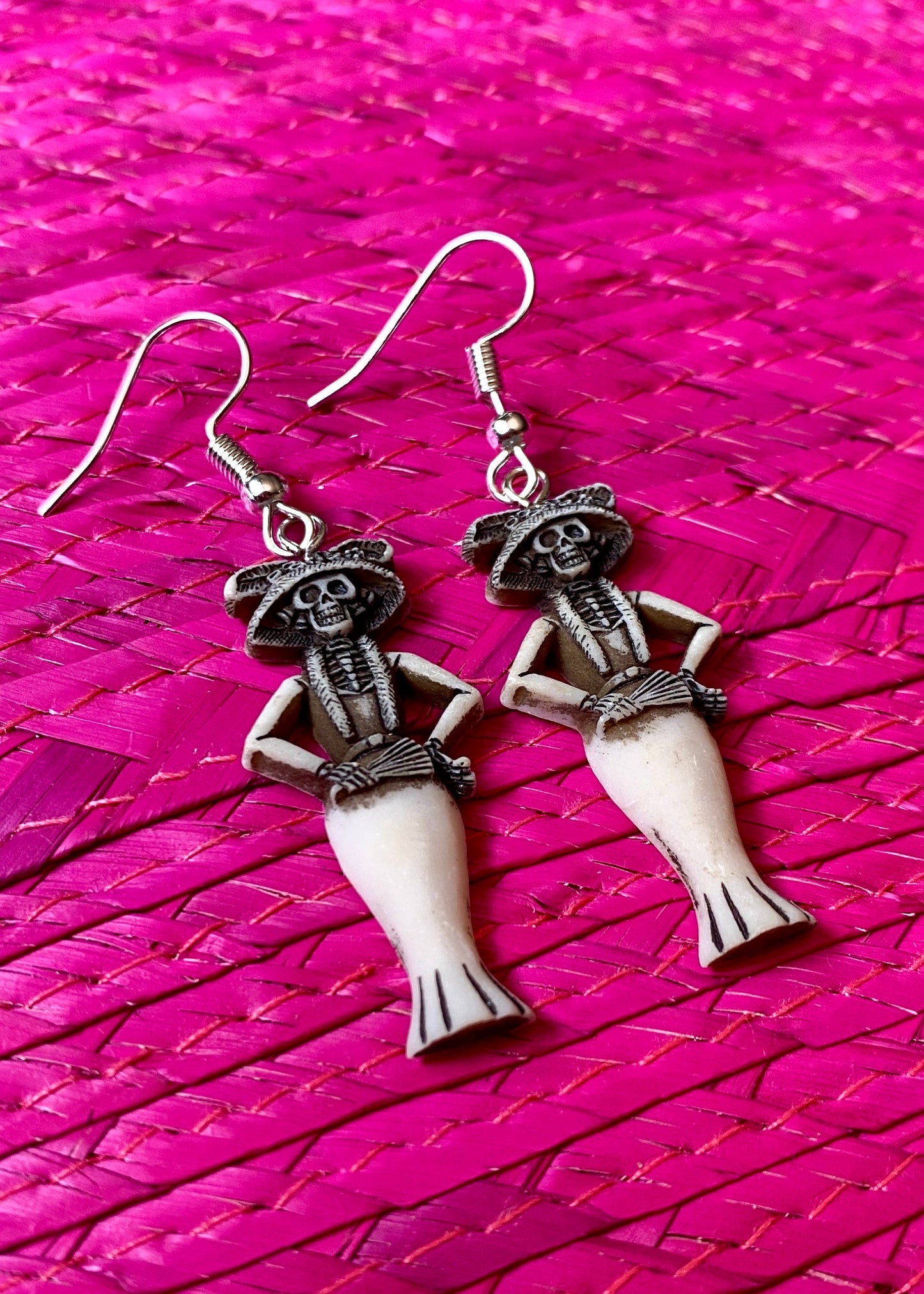 Aretes de Resina Abanico