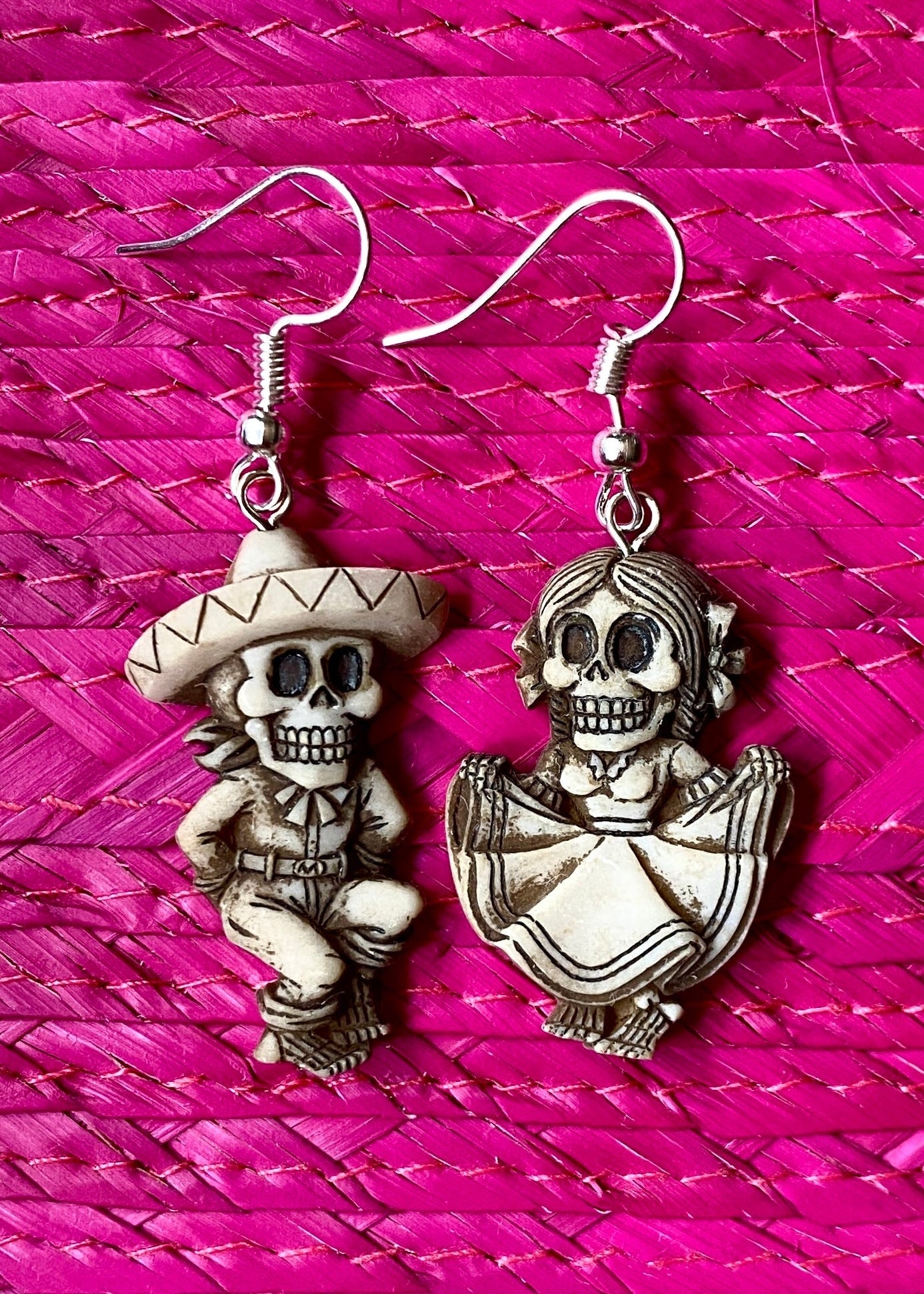 Aretes de Resina Rancheritos Bailando