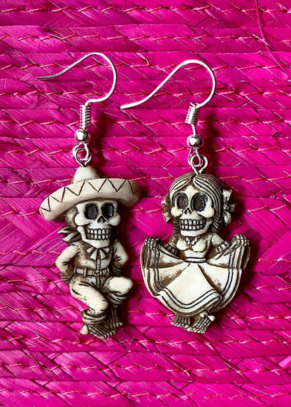 Aretes de Resina Rancheritos Bailando