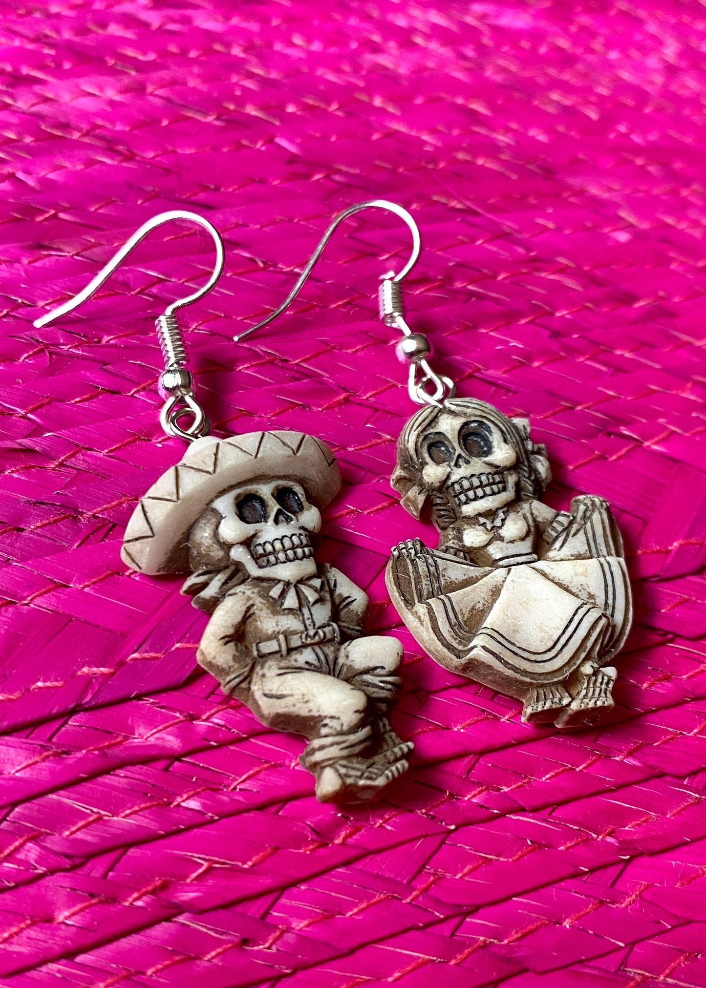 Aretes de Resina Rancheritos Bailando