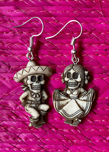 Aretes de Resina Rancheritos Bailando