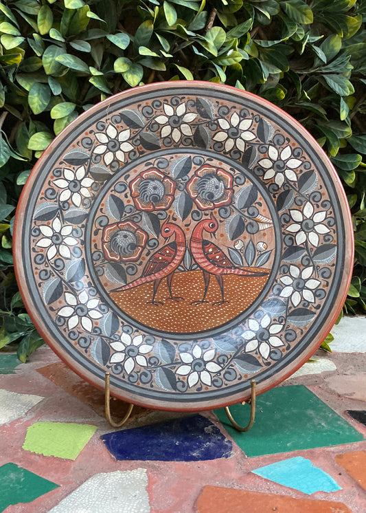 Plato Barro Bruñido #15