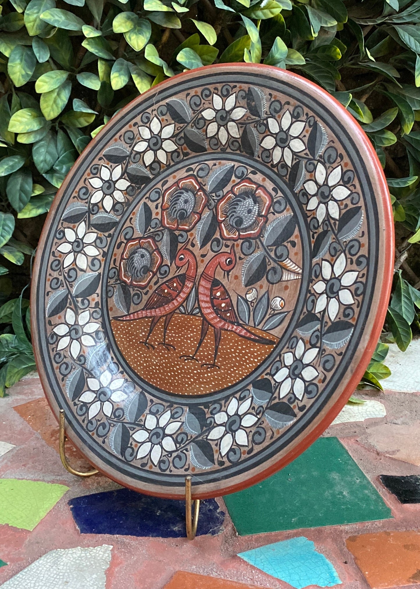 Plato Barro Bruñido #15