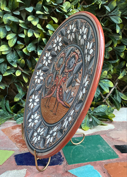 Plato Barro Bruñido #15