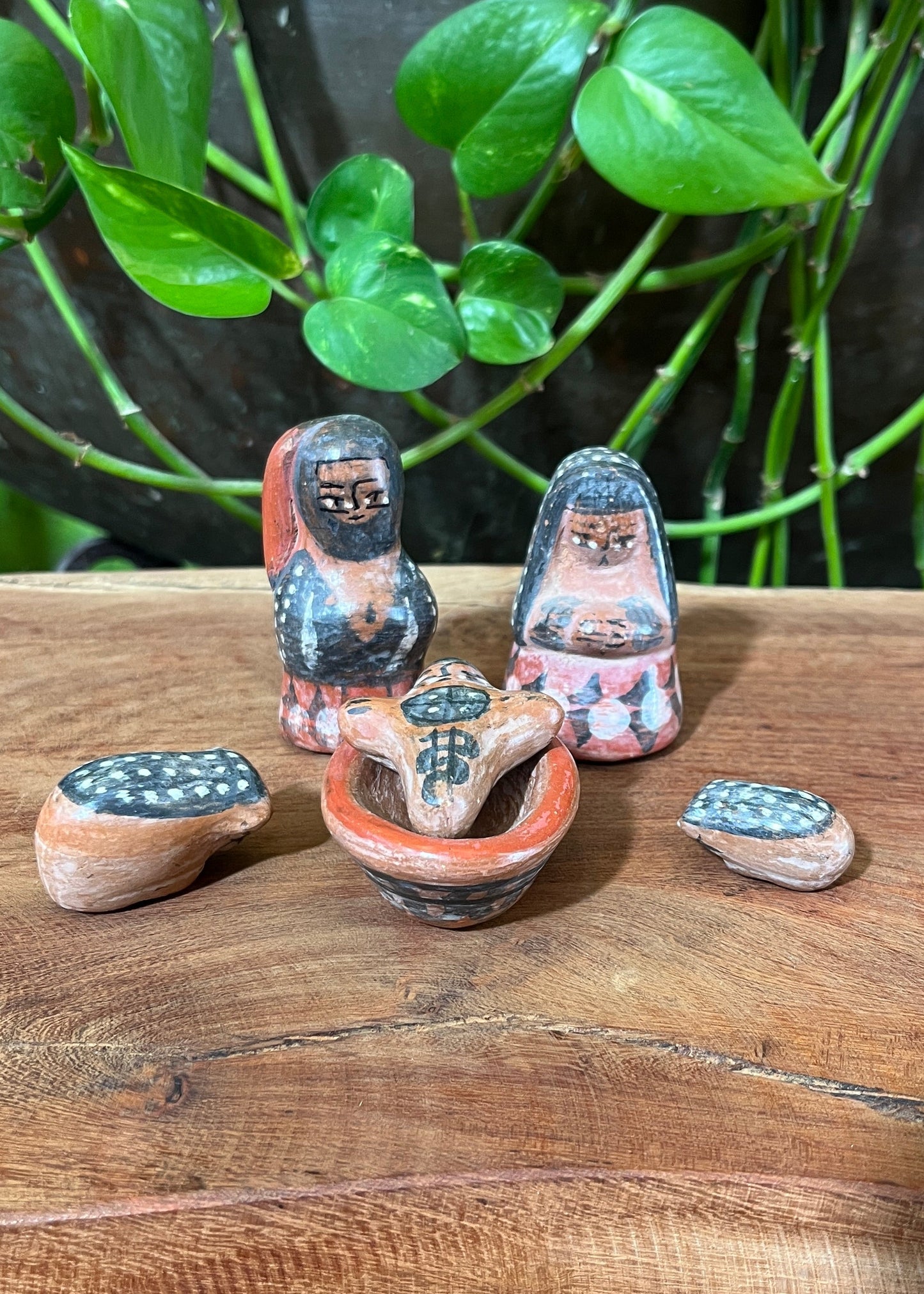 Nacimiento de Barro Bruñido Mini