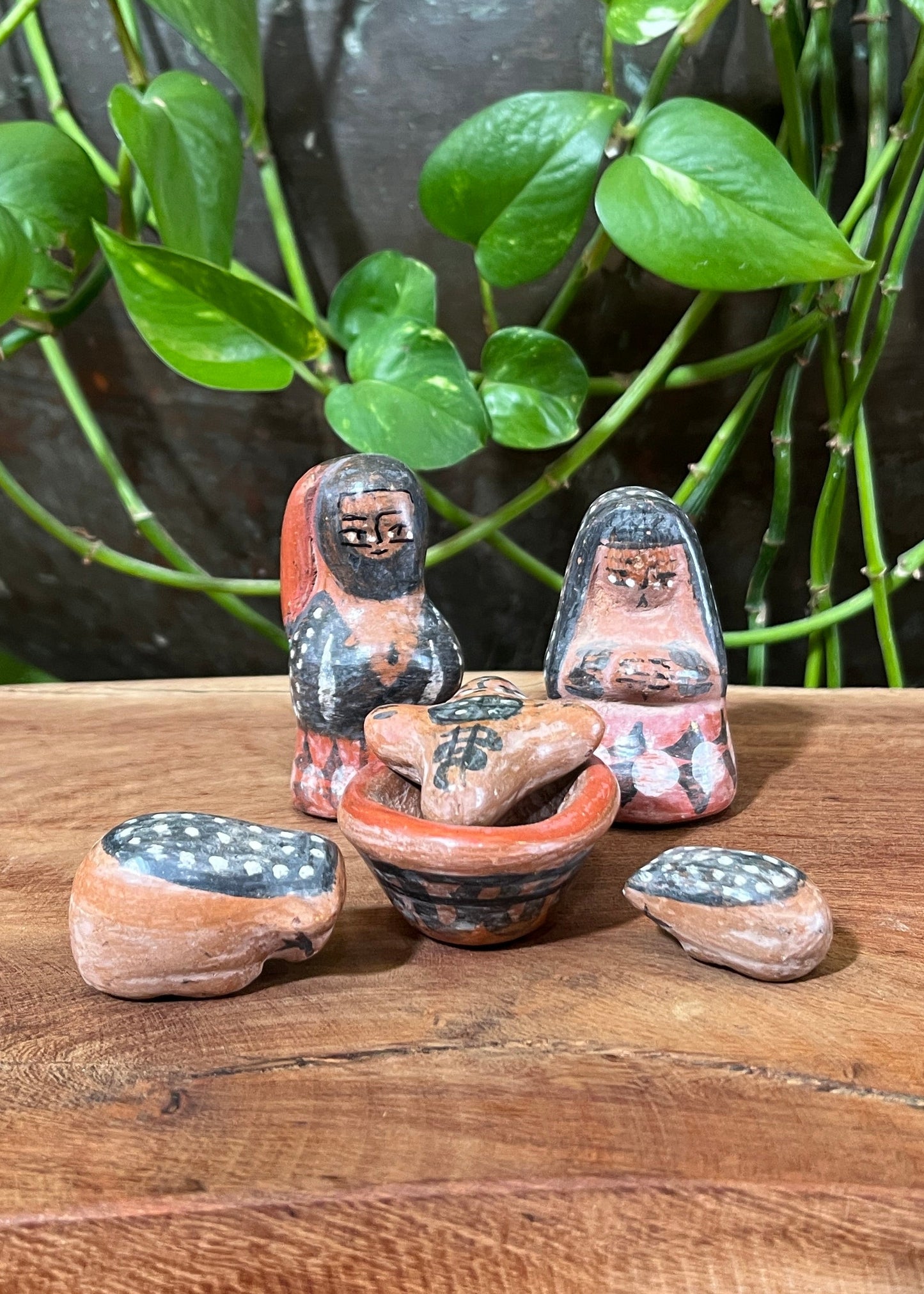 Nacimiento de Barro Bruñido Mini