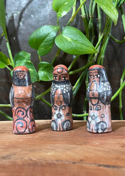 Nacimiento de Barro Bruñido Mini