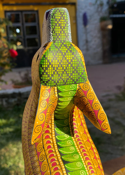 Alebrije Coyote Mostaza