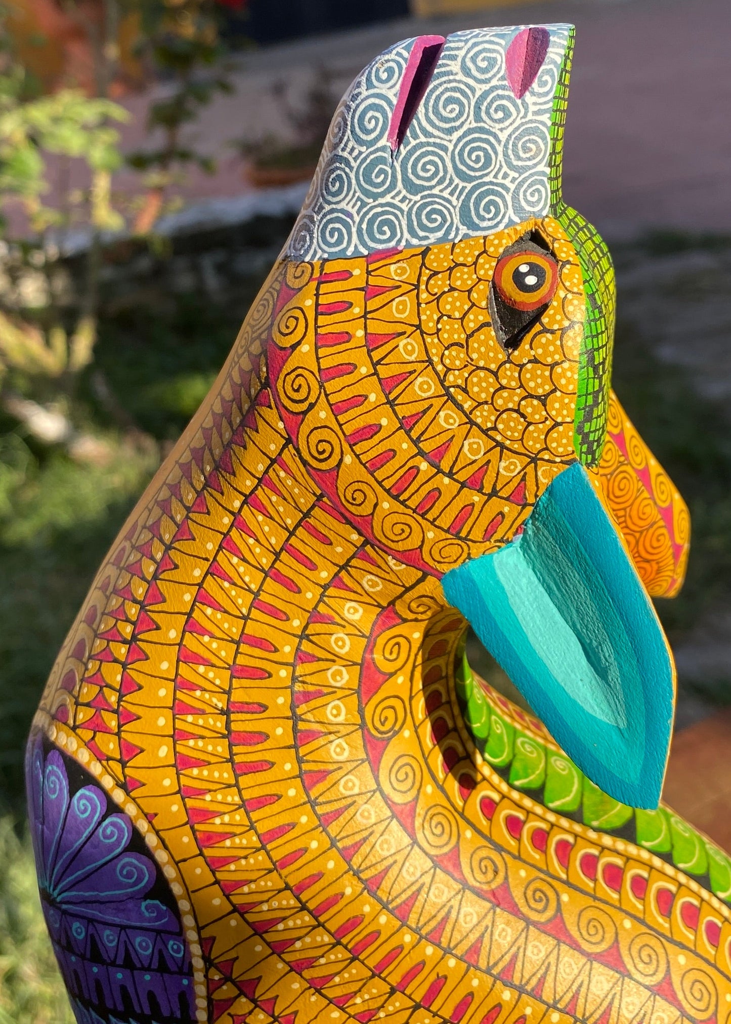 Alebrije Coyote Mostaza