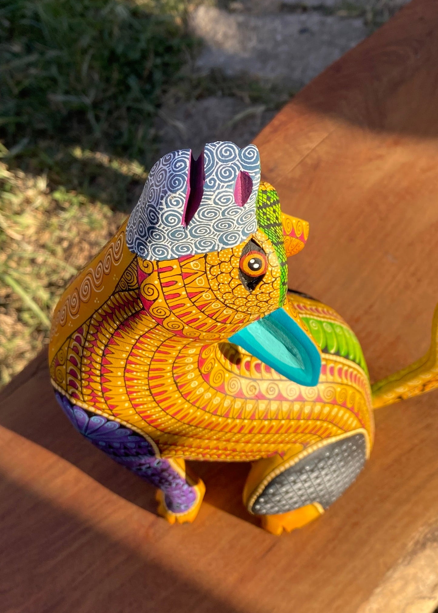 Alebrije Coyote Mostaza