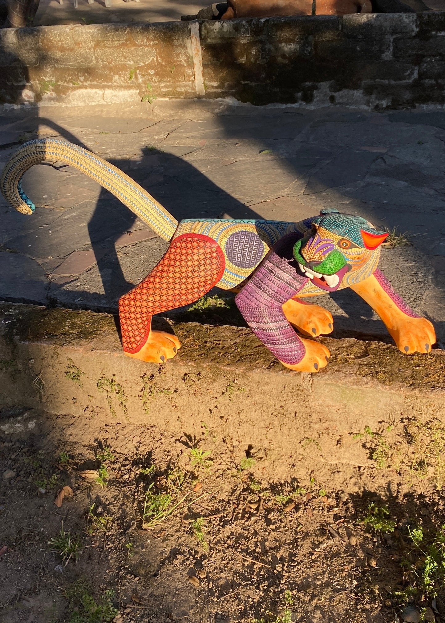 Alebrije Jaguar Naranja