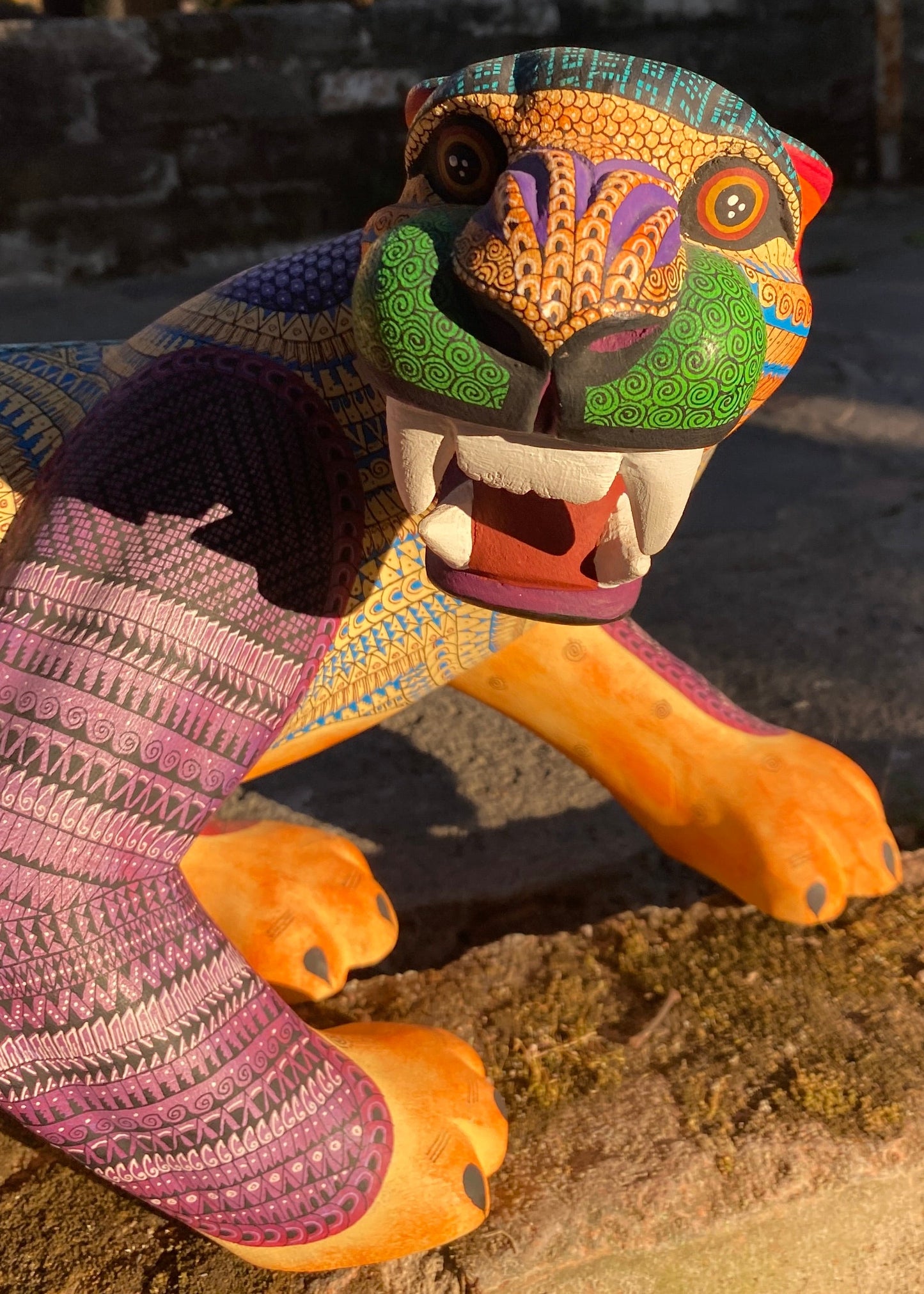 Alebrije Jaguar Naranja