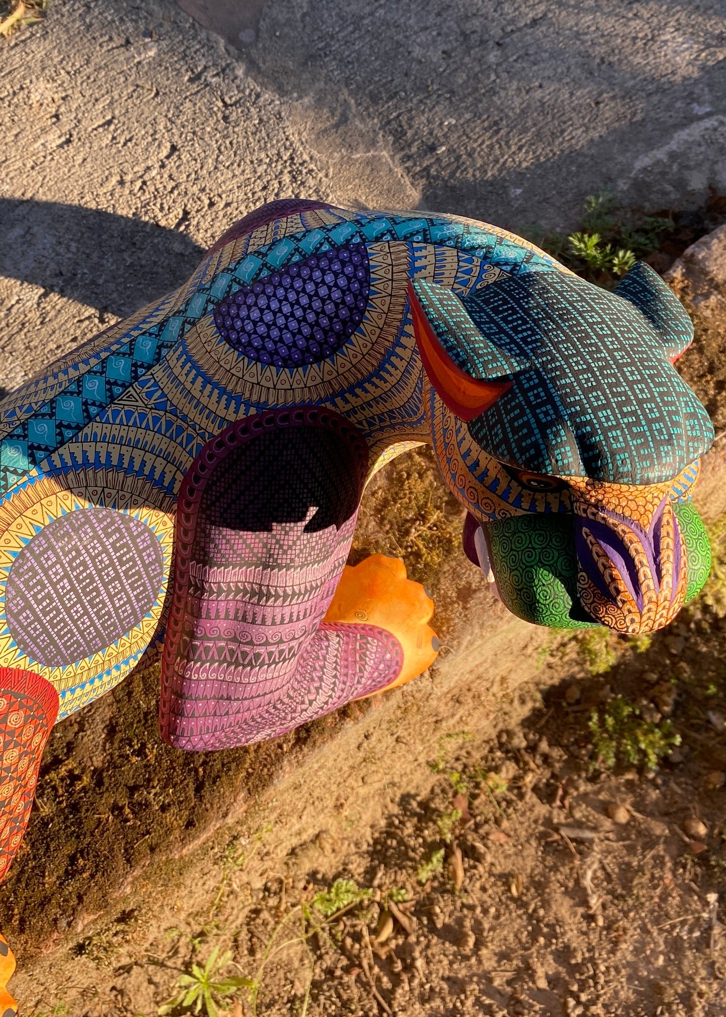Alebrije Jaguar Naranja