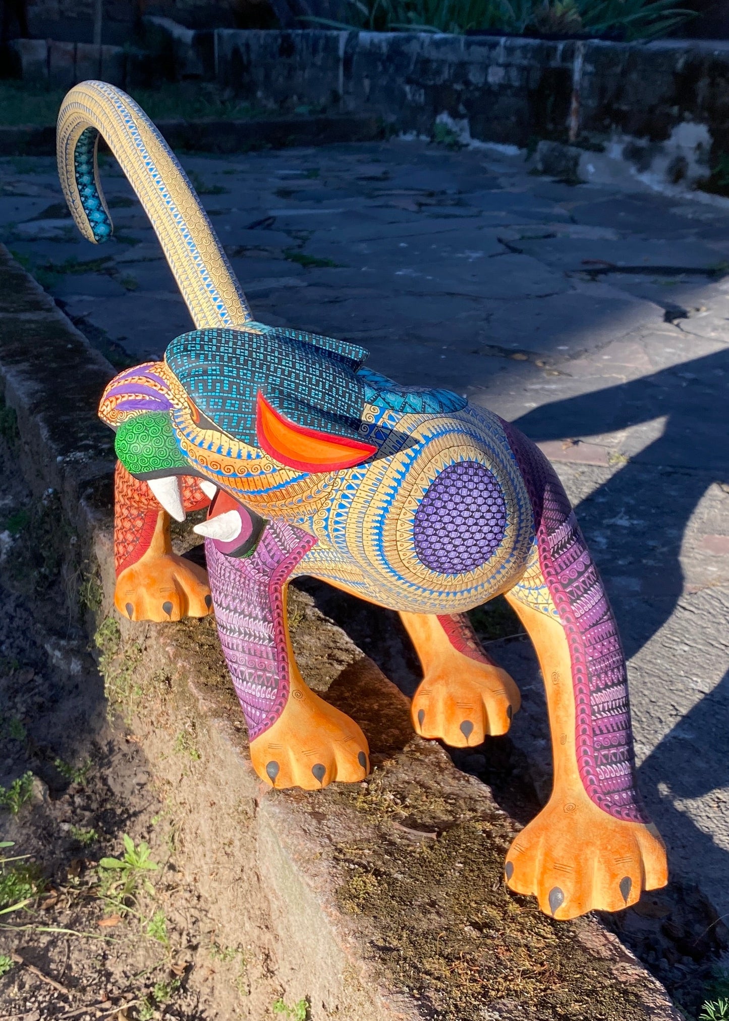 Alebrije Jaguar Naranja
