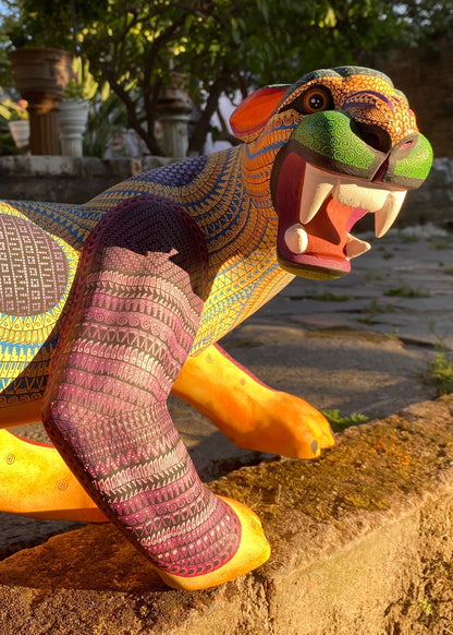 Alebrije Jaguar Naranja