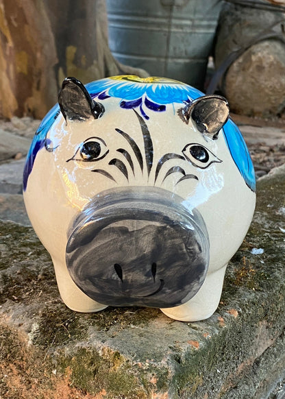 Puerquito Caolín Azúl