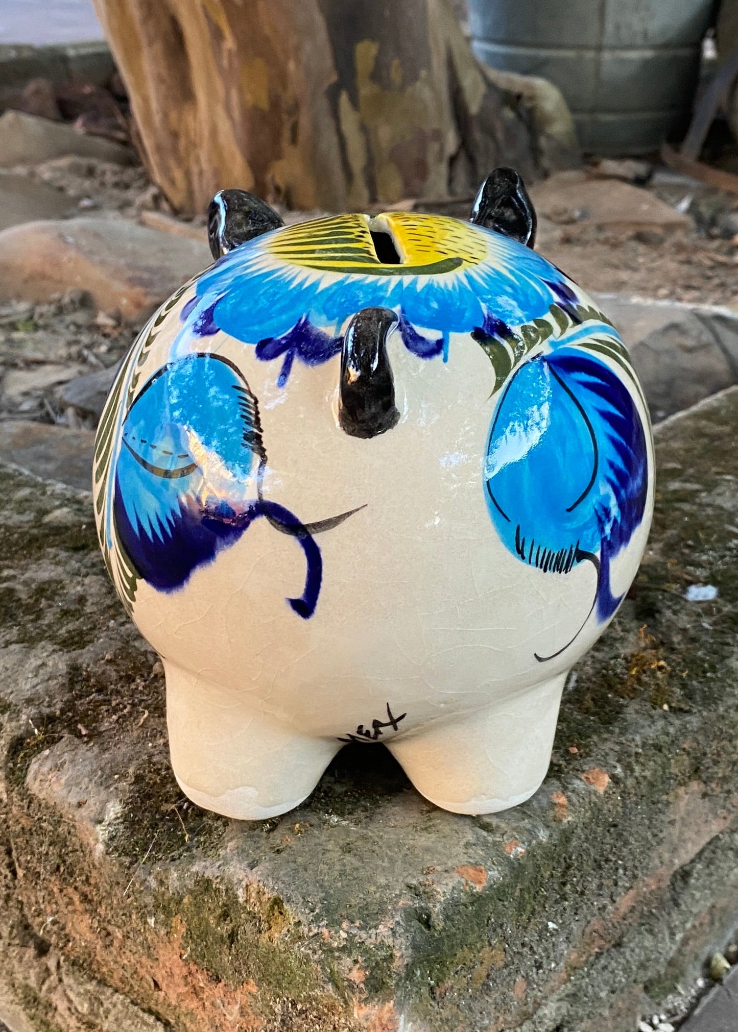 Puerquito Caolín Azúl